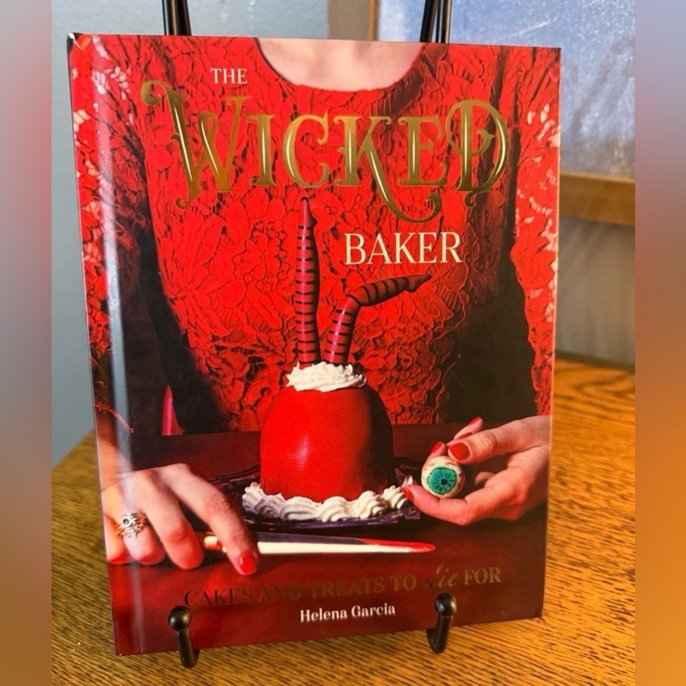 NEW The Wicked Baker Halloween Cookbook Recipes Helena Garcia Hardcover